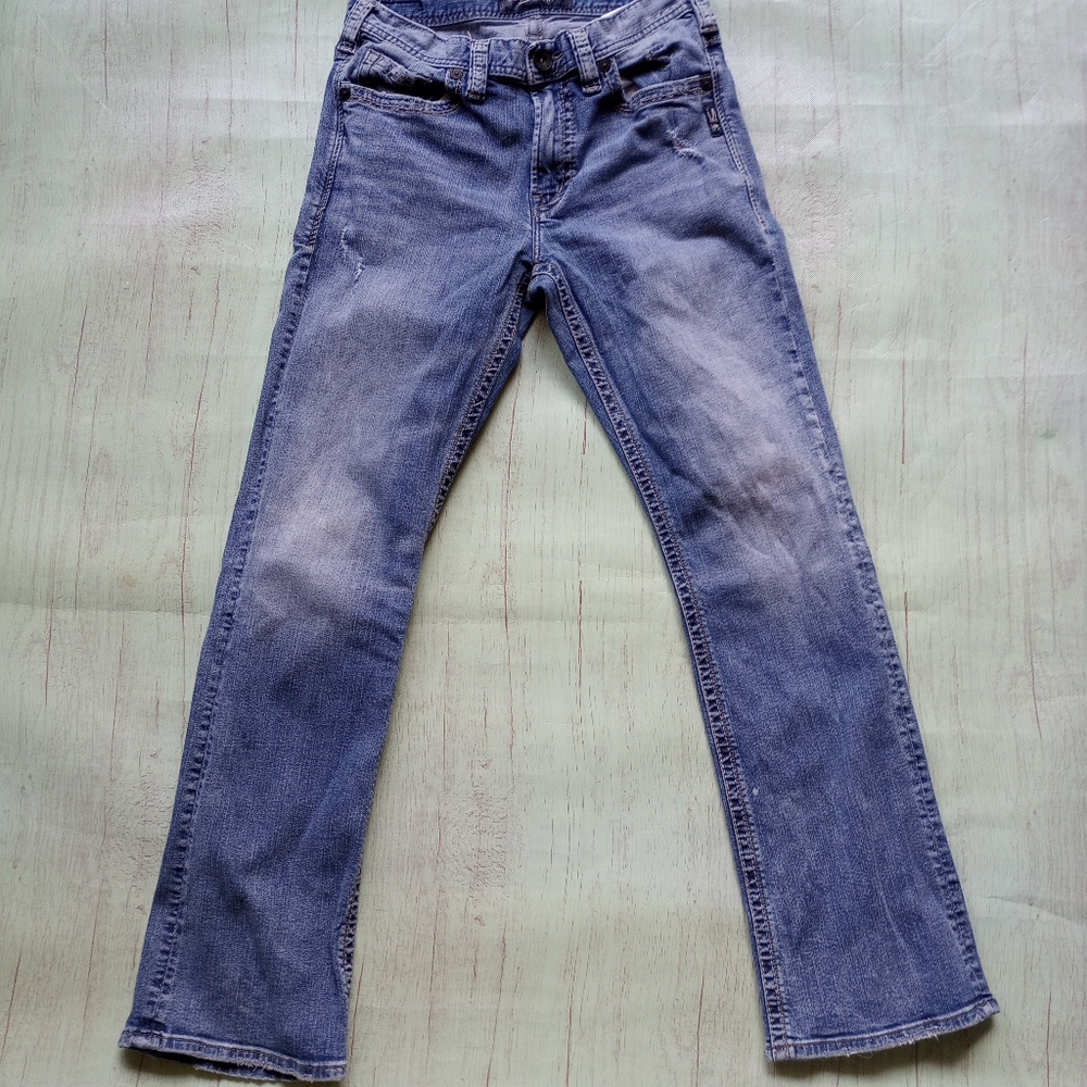 Silver Jeans Mens 27x29 Craig Relaxed Bootcut Blue Med Wash Mid Rise Denim